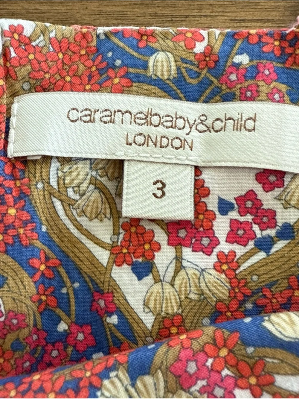 Carmelbaby&child Elegant Floral Carmel Baby Dress Size 3 Boutique